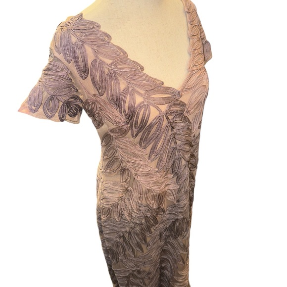 JS Collections Embroidered Cocktail Dress - Picture 2 of 4